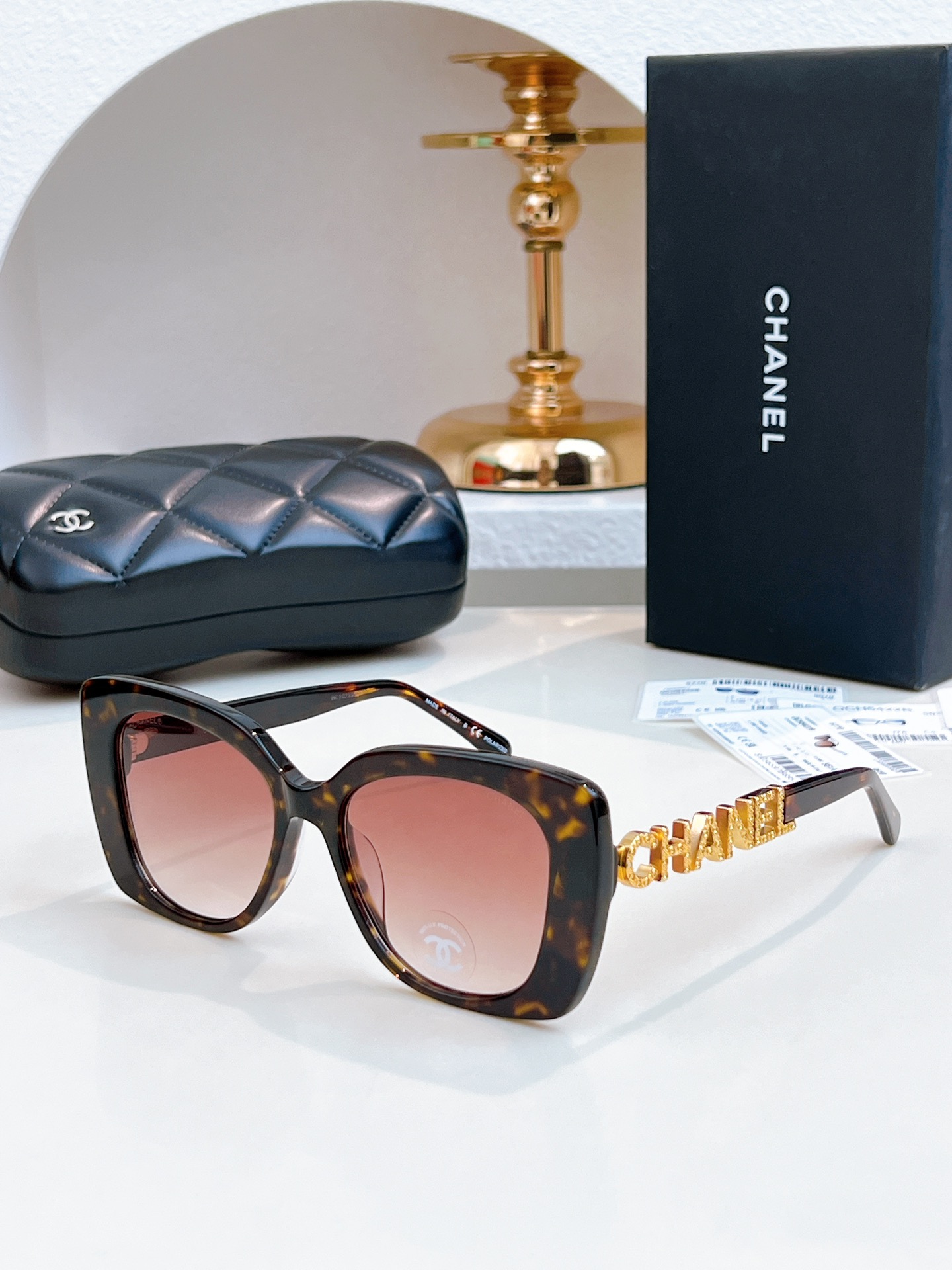 Chanel CH5422 53-17-145 , logo 130160180 Sunglasses view 3