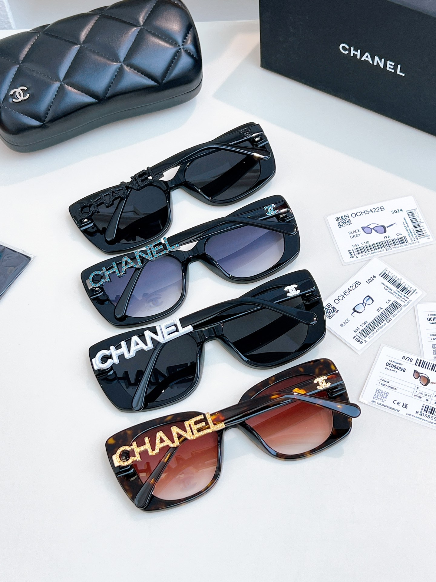 Chanel CH5422 53-17-145 , logo 130160180 Sunglasses view 8