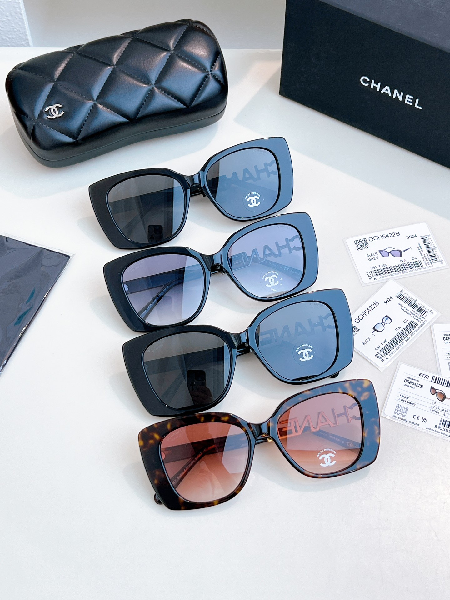 Chanel CH5422 53-17-145 , logo 130160180 Sunglasses view 9