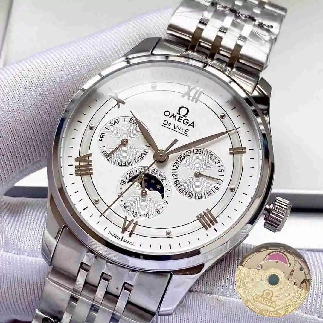 General Watches Omega Watch Men's Watch Paired with Original Fully Automatic Mechanical Movement Top Grade 316 Precision Steel Case with Mineral Super Strong Mirror Diameter 40mm KK05050 1 view 4