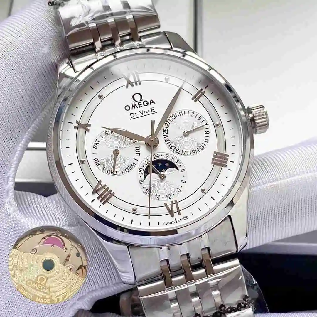 General Watches Omega Watch Men's Watch Paired with Original Fully Automatic Mechanical Movement Top Grade 316 Precision Steel Case with Mineral Super Strong Mirror Diameter 40mm KK05050 1 view 5