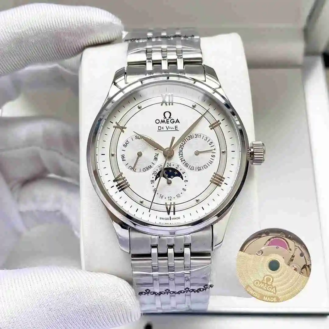 General Watches Omega Watch Men's Watch Paired with Original Fully Automatic Mechanical Movement Top Grade 316 Precision Steel Case with Mineral Super Strong Mirror Diameter 40mm KK05050 1 view 7