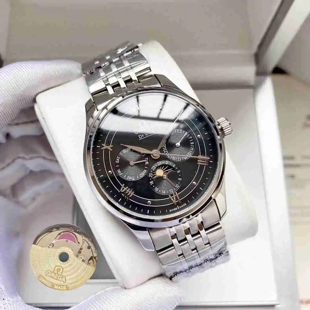 General Watches Omega Watch Men's Watch Paired with Original Fully Automatic Mechanical Movement Top Grade 316 Precision Steel Case with Mineral Super Strong Mirror Diameter 40mm KK05050 1 view 8