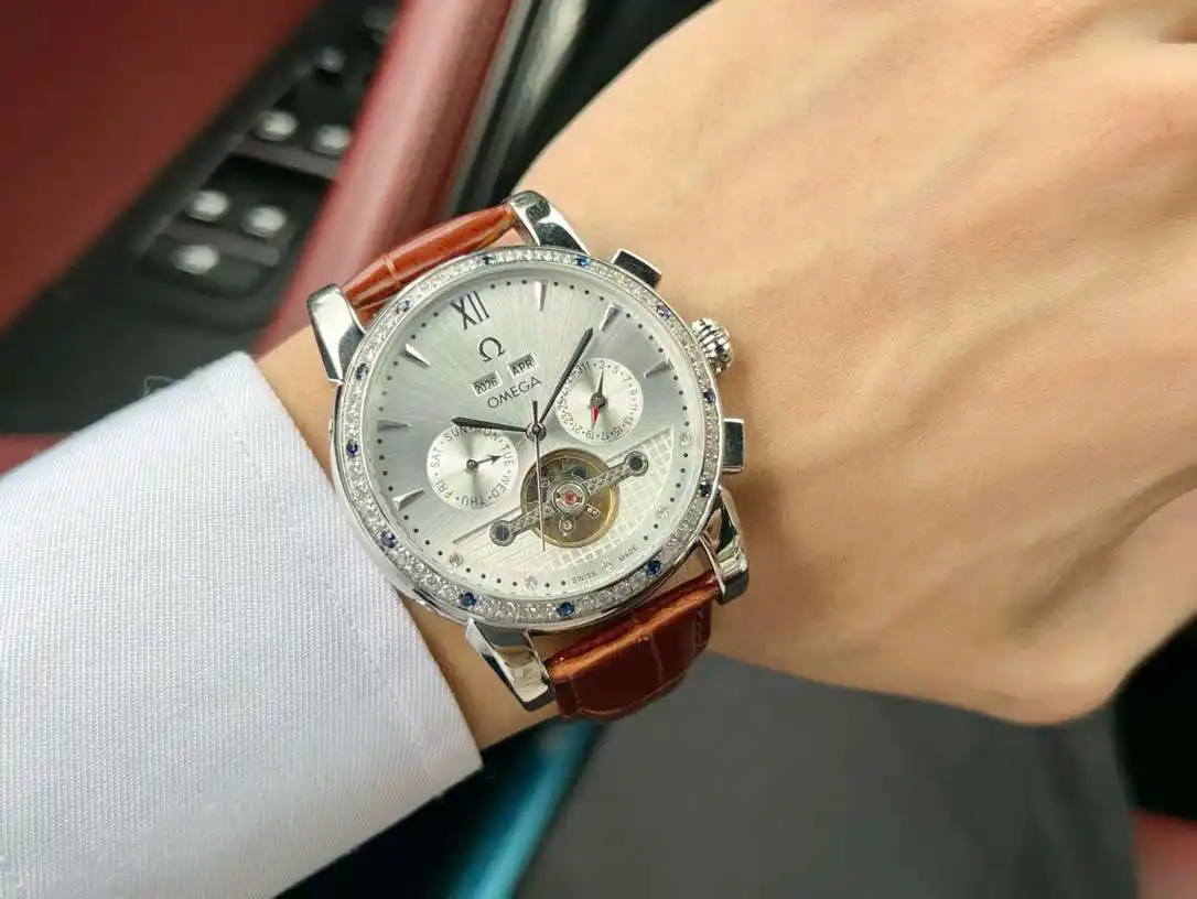 General Watches Watch, men's watch with original fully automatic mechanical movement, top-grade 316 stainless steel case and strap, mineral super mirror, diameter 42cm KK05750 view 8