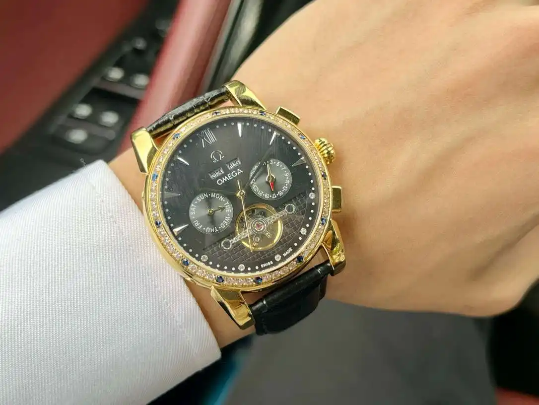 General Watches Watch, men's watch with original fully automatic mechanical movement, top-grade 316 stainless steel case and strap, mineral super mirror, diameter 42cm KK05750 view 9