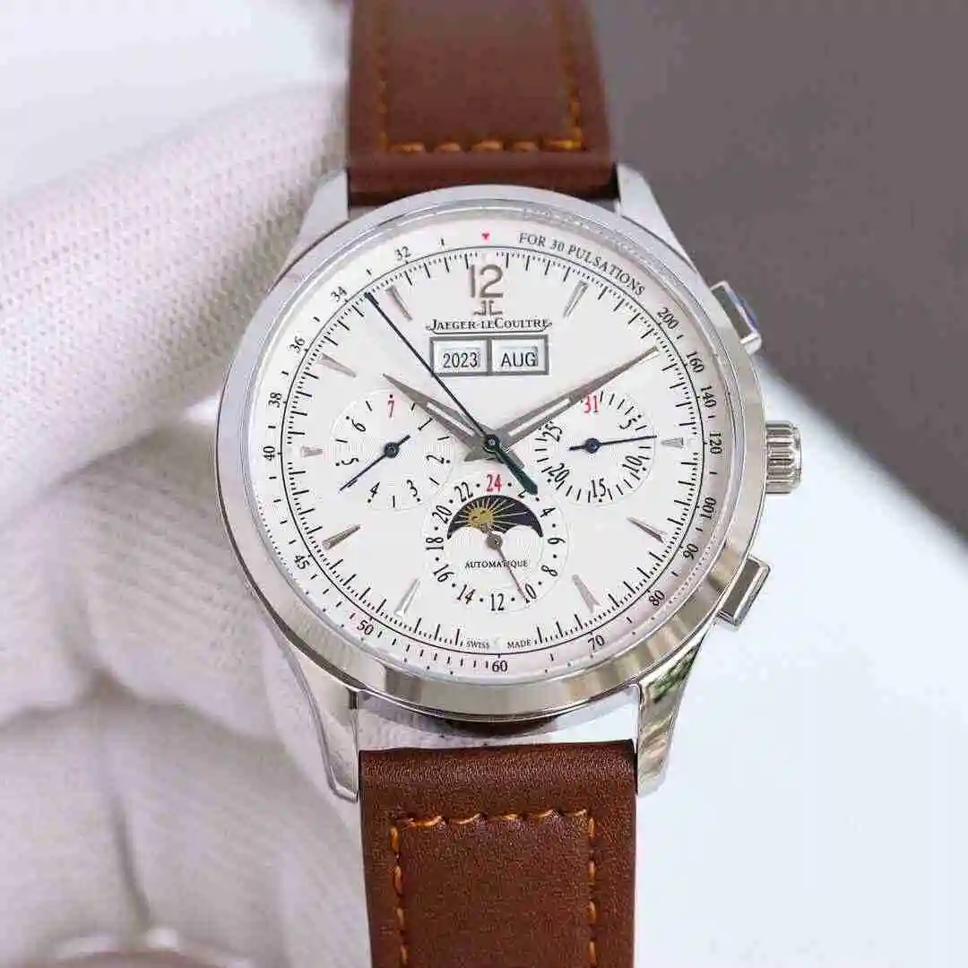 General Watches Jaeger-LeCoultre Jijia Watch Men's Watch Paired with Original Fully Automatic Mechanical Movement Top Grade 316 Precision Steel Case with Mineral Super Strong Mirror Diameter 40mm KK012500 view 6