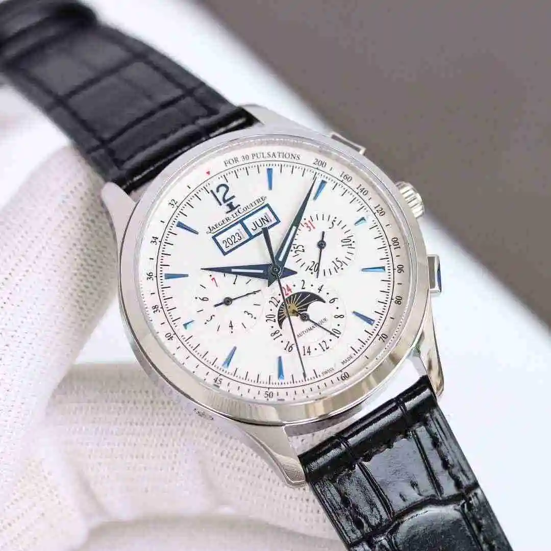 General Watches Jaeger-LeCoultre Jijia Watch Men's Watch Paired with Original Fully Automatic Mechanical Movement Top Grade 316 Precision Steel Case with Mineral Super Strong Mirror Diameter 40mm KK012500 view 9