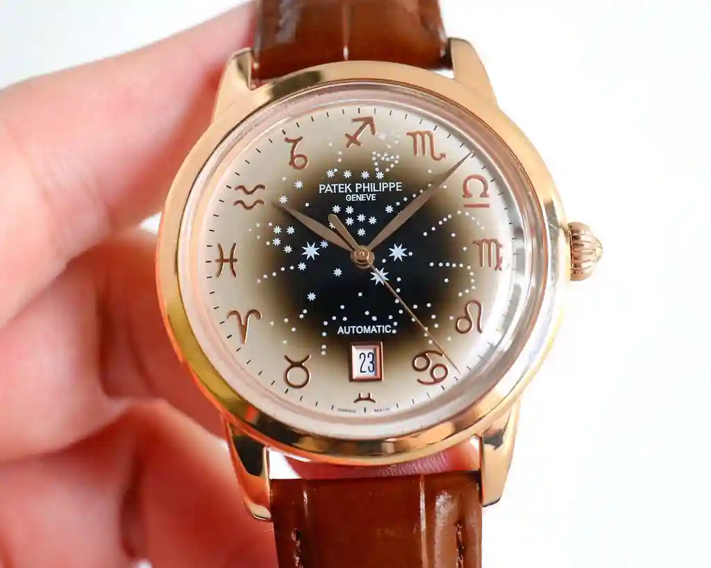 General Watches Patek Philippe Patek@Philippe watch men's watch with original fully automatic mechanical movement top 316 stainless steel case strap mineral super mirror diameter 40mm KK09800 1 view 9