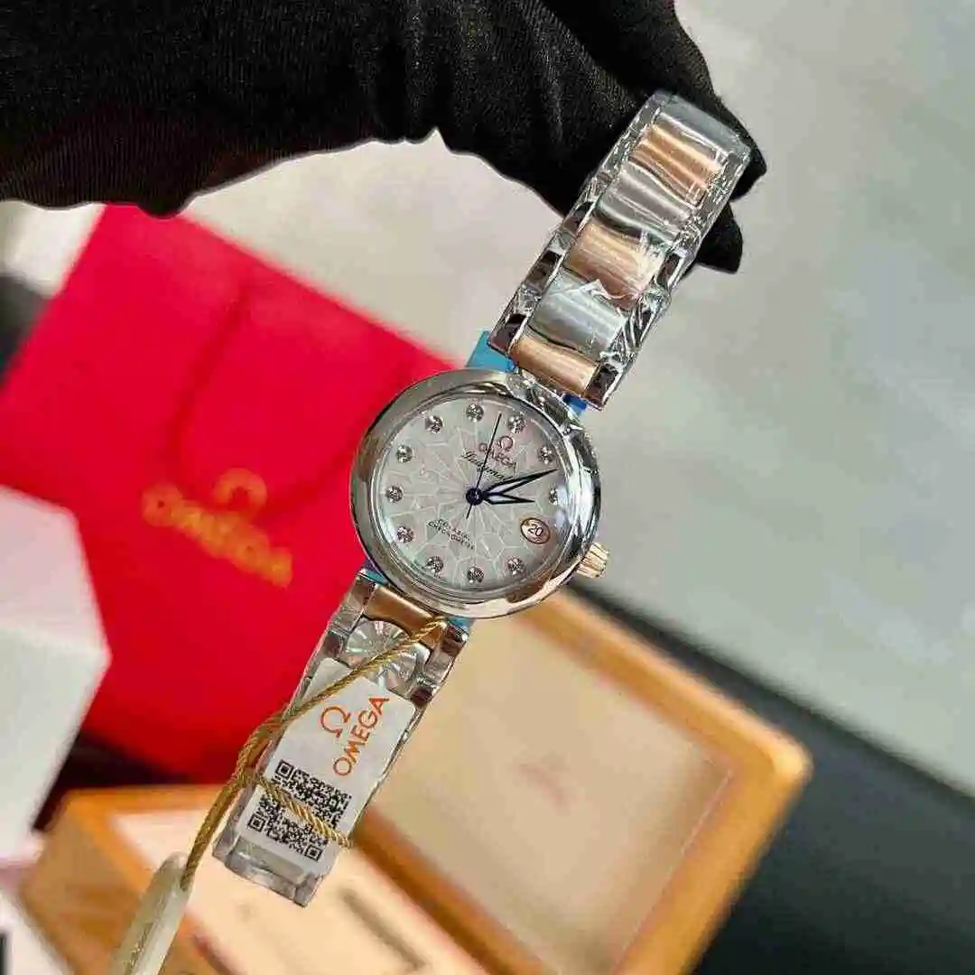 General Watches Omega Watch Women's Watch Paired with Original Fully Automatic Mechanical Movement Top Grade 316 Precision Steel Case with Mineral Super Strong Mirror Diameter 30mm KK03050 2 view 5