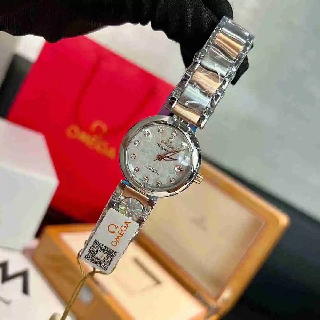 General Watches Omega Watch Women's Watch Paired with Original Fully Automatic Mechanical Movement Top Grade 316 Precision Steel Case with Mineral Super Strong Mirror Diameter 30mm KK03050 2 view 6