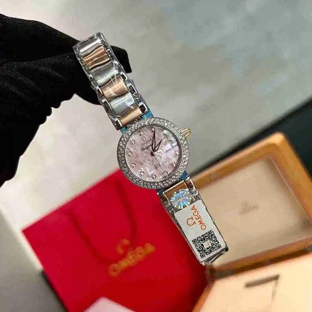 General Watches Omega Watch Women's Watch Paired with Original Fully Automatic Mechanical Movement Top Grade 316 Precision Steel Case with Mineral Super Strong Mirror Diameter 30mm KK03050 2 view 8