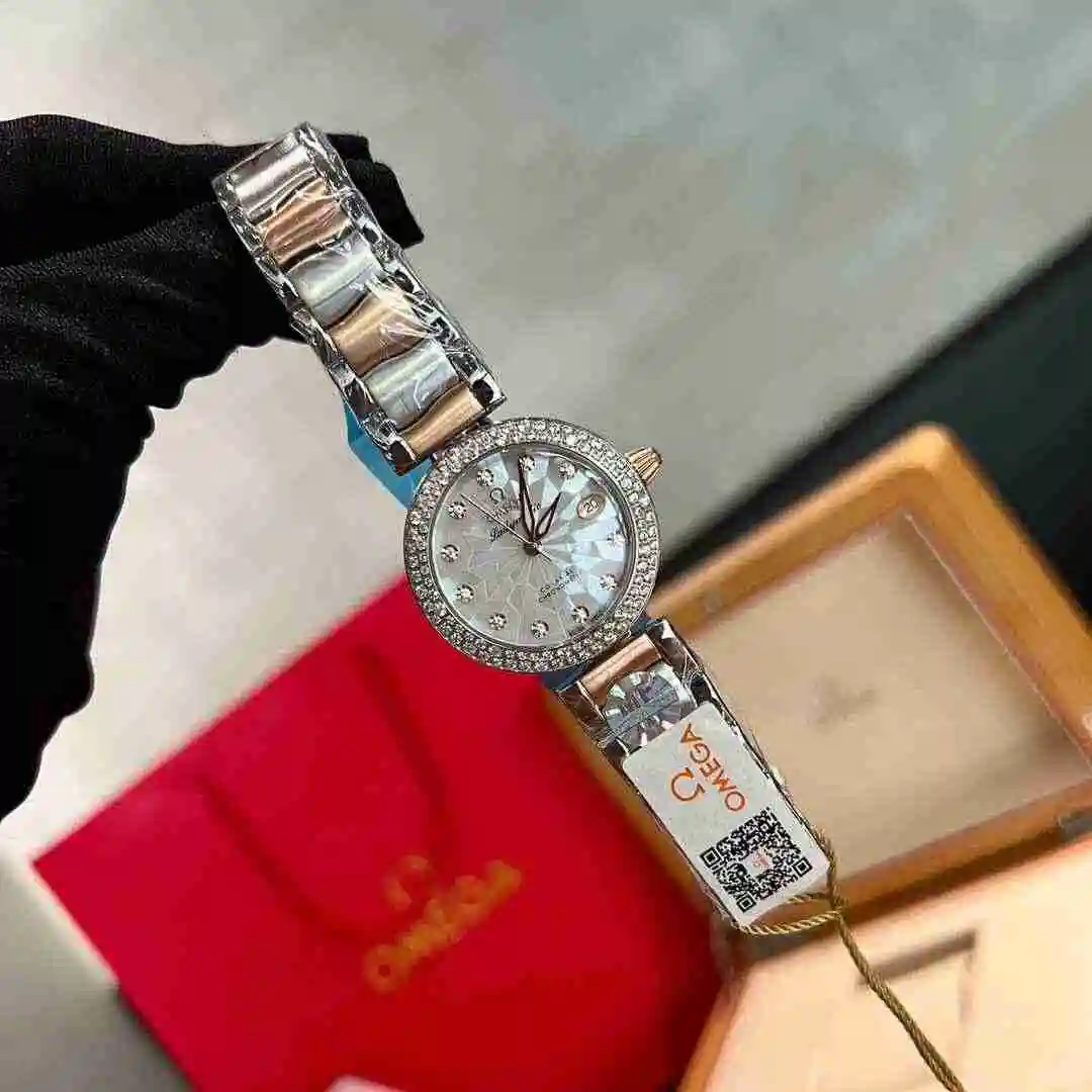 General Watches Omega Watch Women's Watch Paired with Original Fully Automatic Mechanical Movement Top Grade 316 Precision Steel Case with Mineral Super Strong Mirror Diameter 30mm KK03050 2 view 9