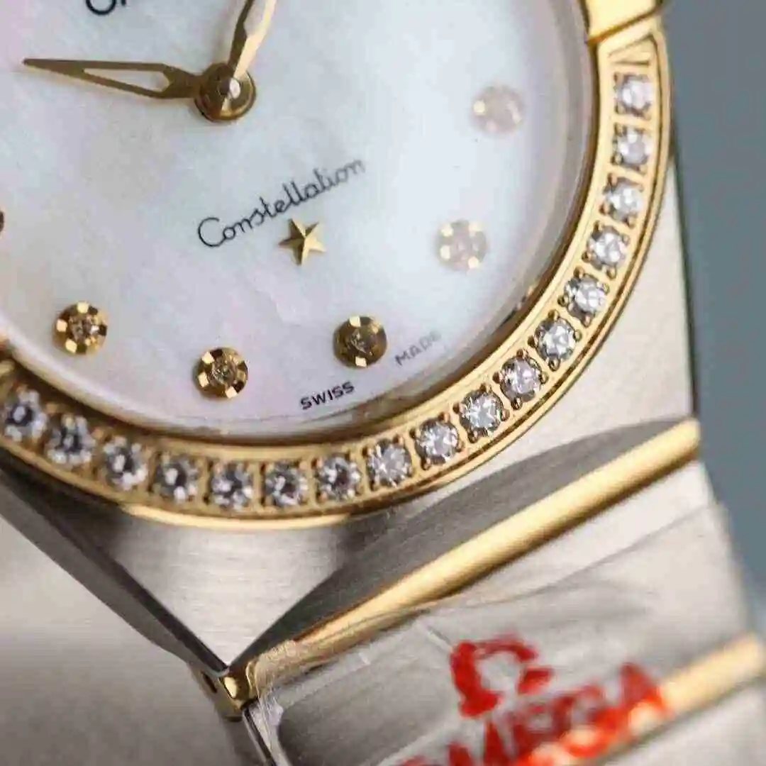General Watches Omega Watch Women's Watch Paired with Original Fully Automatic Mechanical Movement Top Grade 316 Precision Steel Case with Mineral Super Strong Mirror Diameter 28mm kk08800 2 view 6