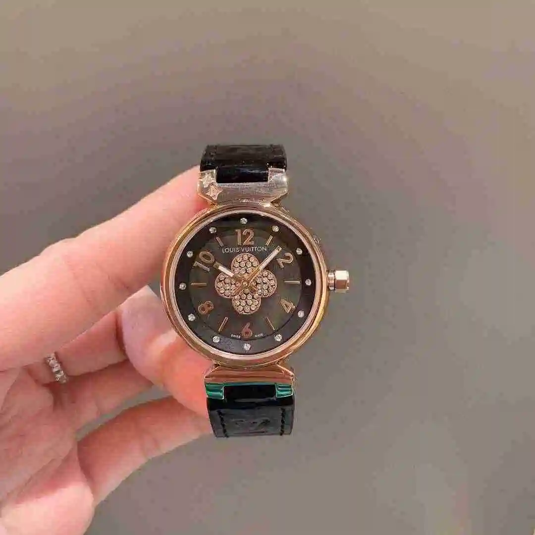 General Watches LV watch for women with original fully automatic mechanical movement, top grade 316 precision steel case with mineral super strong mirror diameter 33mm KK02350 view 6