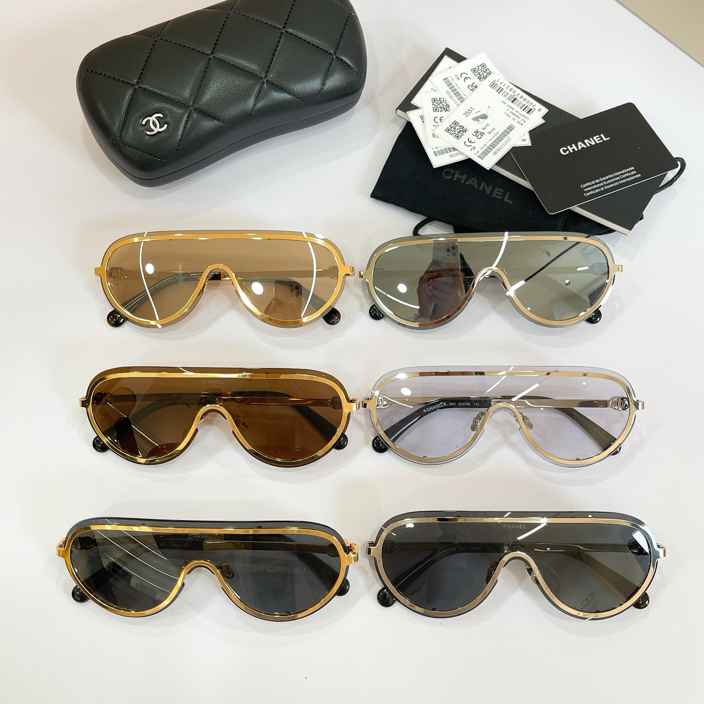CHANE EL:2551 Size 142 Sunglasses view 9