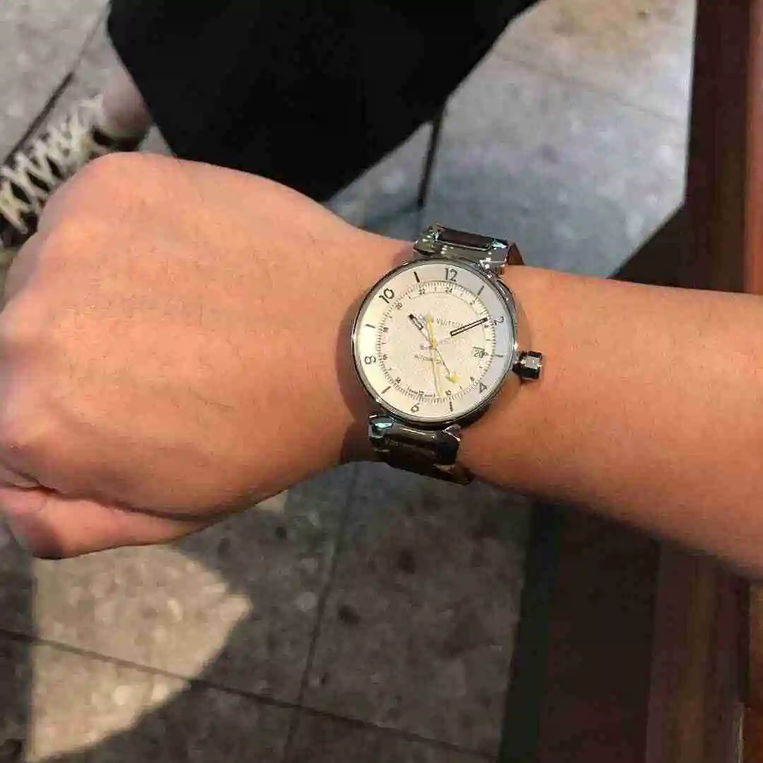 General Watches LV watch for men with original fully automatic mechanical movement, top grade 316 precision steel case with mineral super strong mirror diameter 42mm KK02550 view 2
