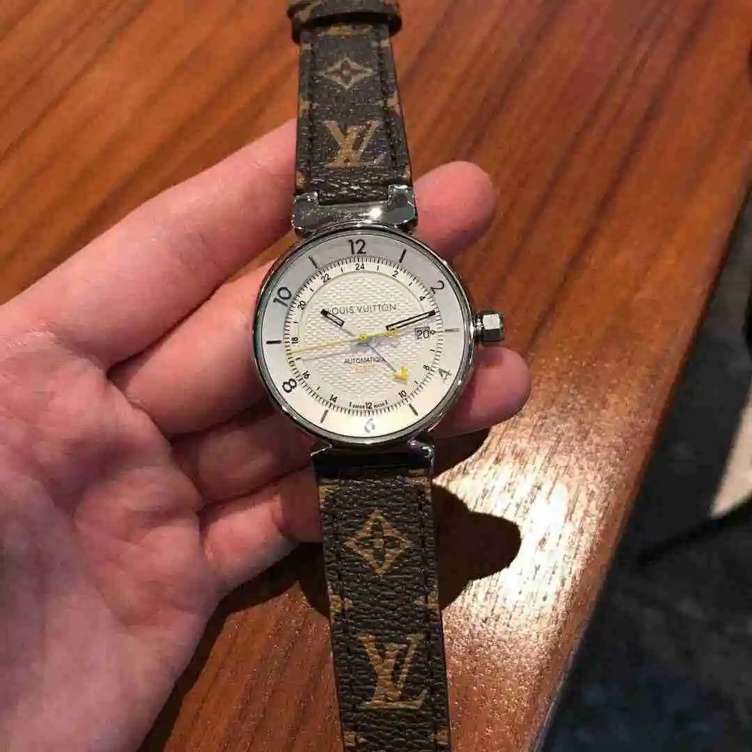 General Watches LV watch for men with original fully automatic mechanical movement, top grade 316 precision steel case with mineral super strong mirror diameter 42mm KK02550 view 4