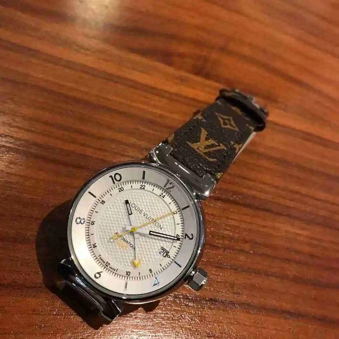 General Watches LV watch for men with original fully automatic mechanical movement, top grade 316 precision steel case with mineral super strong mirror diameter 42mm KK02550 view 7