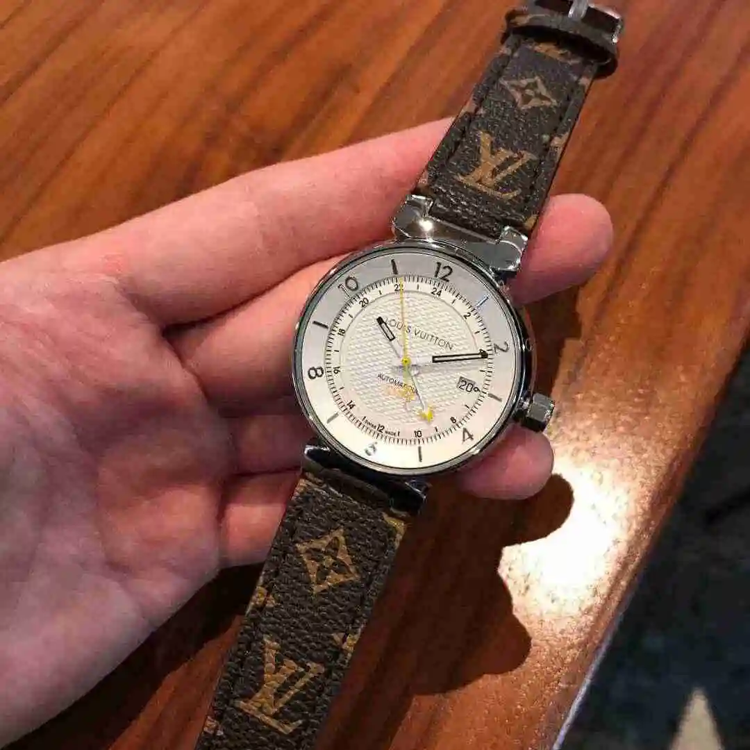 General Watches LV watch for men with original fully automatic mechanical movement, top grade 316 precision steel case with mineral super strong mirror diameter 42mm KK02550 view 9