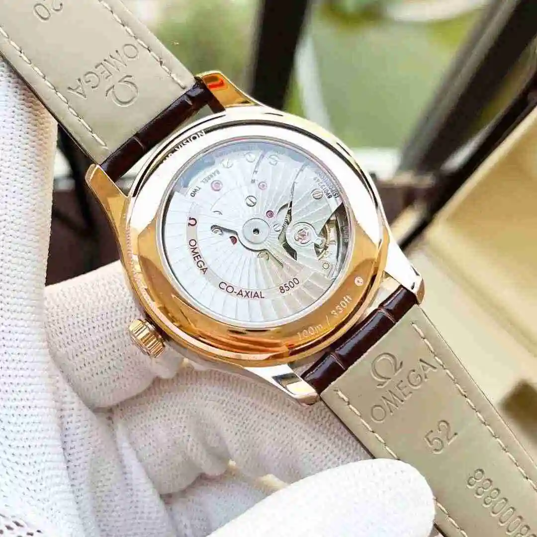 General Watches Omega Watch Men's Watch Paired with Original Fully Automatic Mechanical Movement Top Grade 316 Precision Steel Case with Mineral Super Strong Mirror Diameter 40mm KK05800 view 3