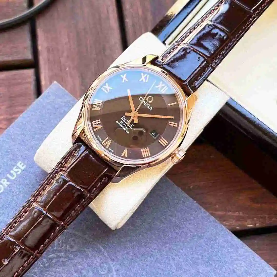 General Watches Omega Watch Men's Watch Paired with Original Fully Automatic Mechanical Movement Top Grade 316 Precision Steel Case with Mineral Super Strong Mirror Diameter 40mm KK05800 view 5