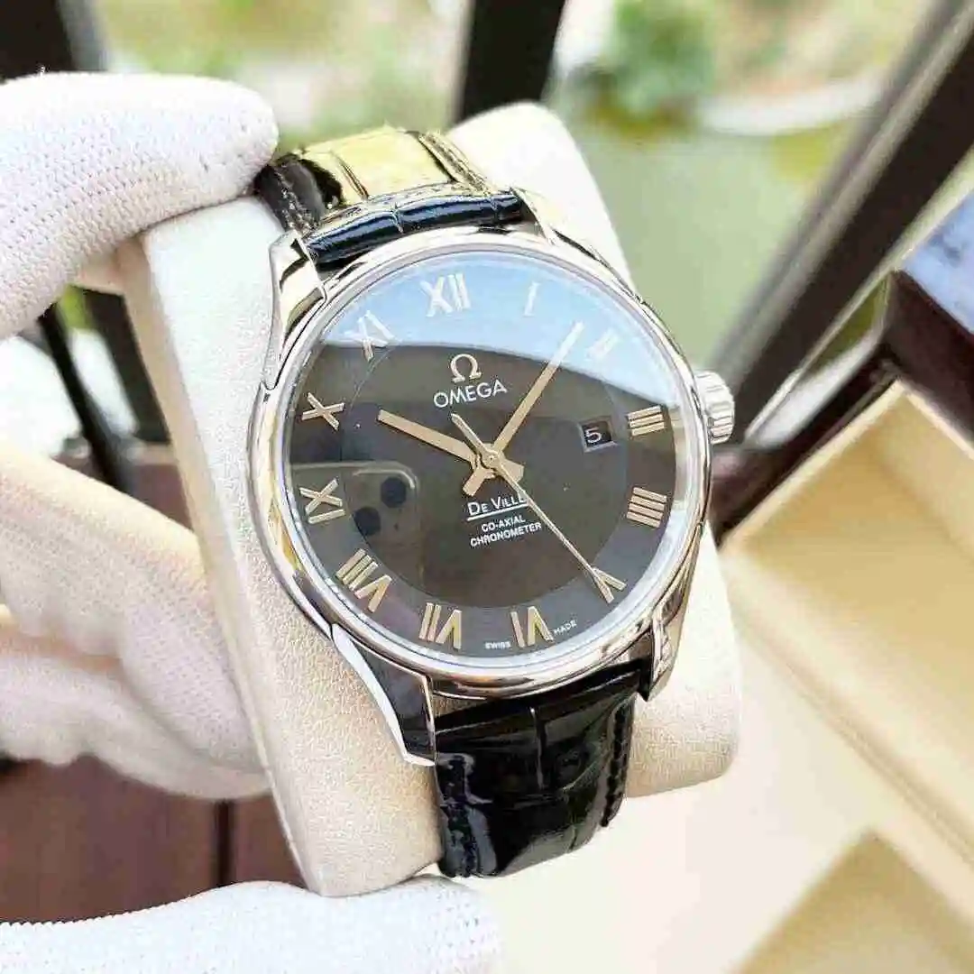 General Watches Omega Watch Men's Watch Paired with Original Fully Automatic Mechanical Movement Top Grade 316 Precision Steel Case with Mineral Super Strong Mirror Diameter 40mm KK05800 view 6
