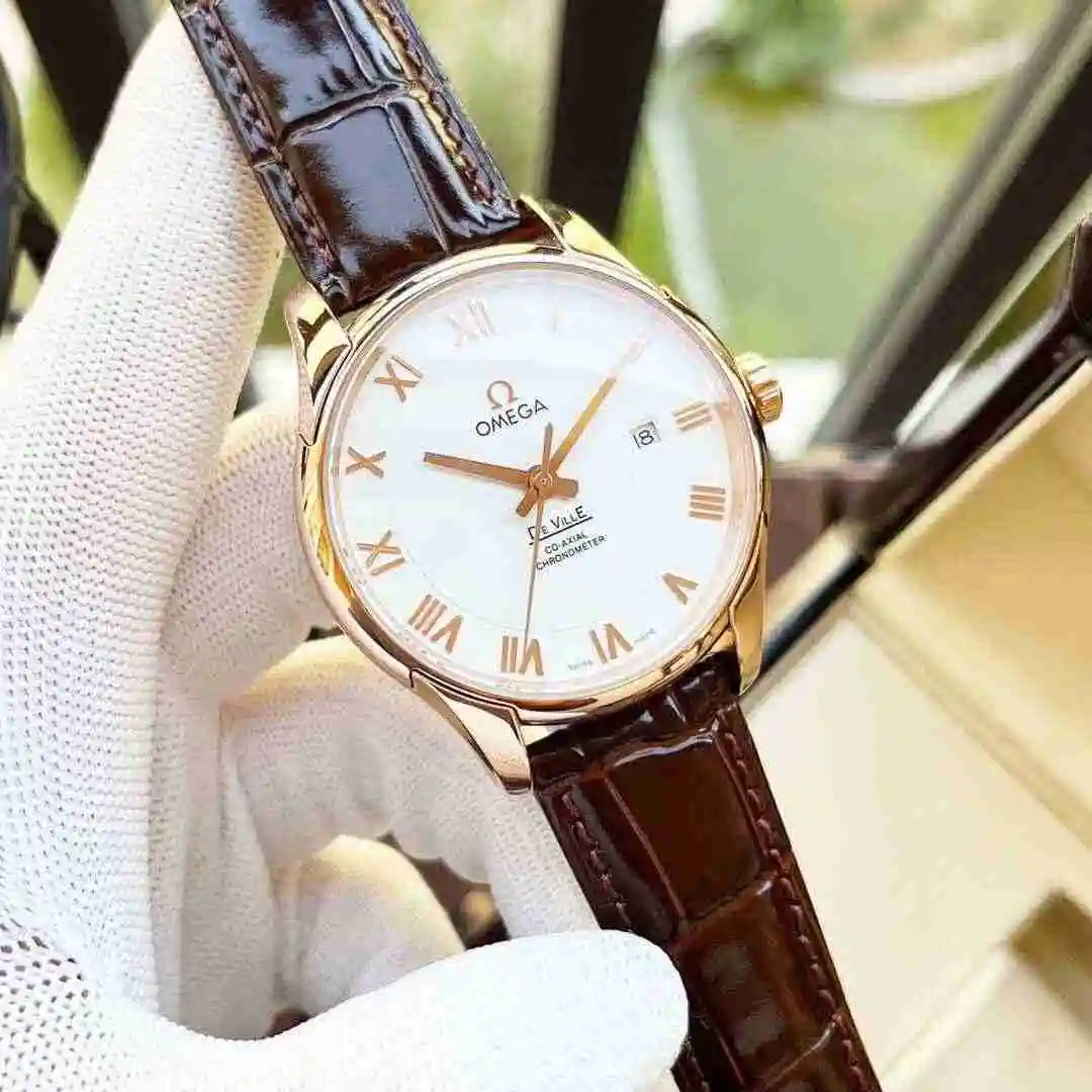 General Watches Omega Watch Men's Watch Paired with Original Fully Automatic Mechanical Movement Top Grade 316 Precision Steel Case with Mineral Super Strong Mirror Diameter 40mm KK05800 view 8