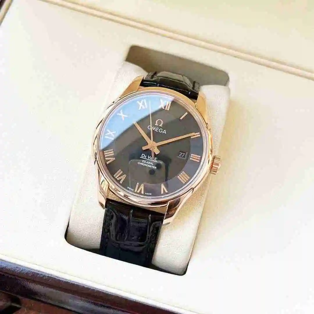 General Watches Omega Watch Men's Watch Paired with Original Fully Automatic Mechanical Movement Top Grade 316 Precision Steel Case with Mineral Super Strong Mirror Diameter 40mm KK05800 view 9