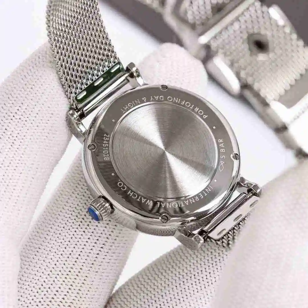 General Watches IWC Wanguo Watch Women's Watch Paired with Original Fully Automatic Mechanical Movement Top Grade 316 Precision Steel Case with Mineral Super Strong Mirror Diameter 34mm kk09800 view 3