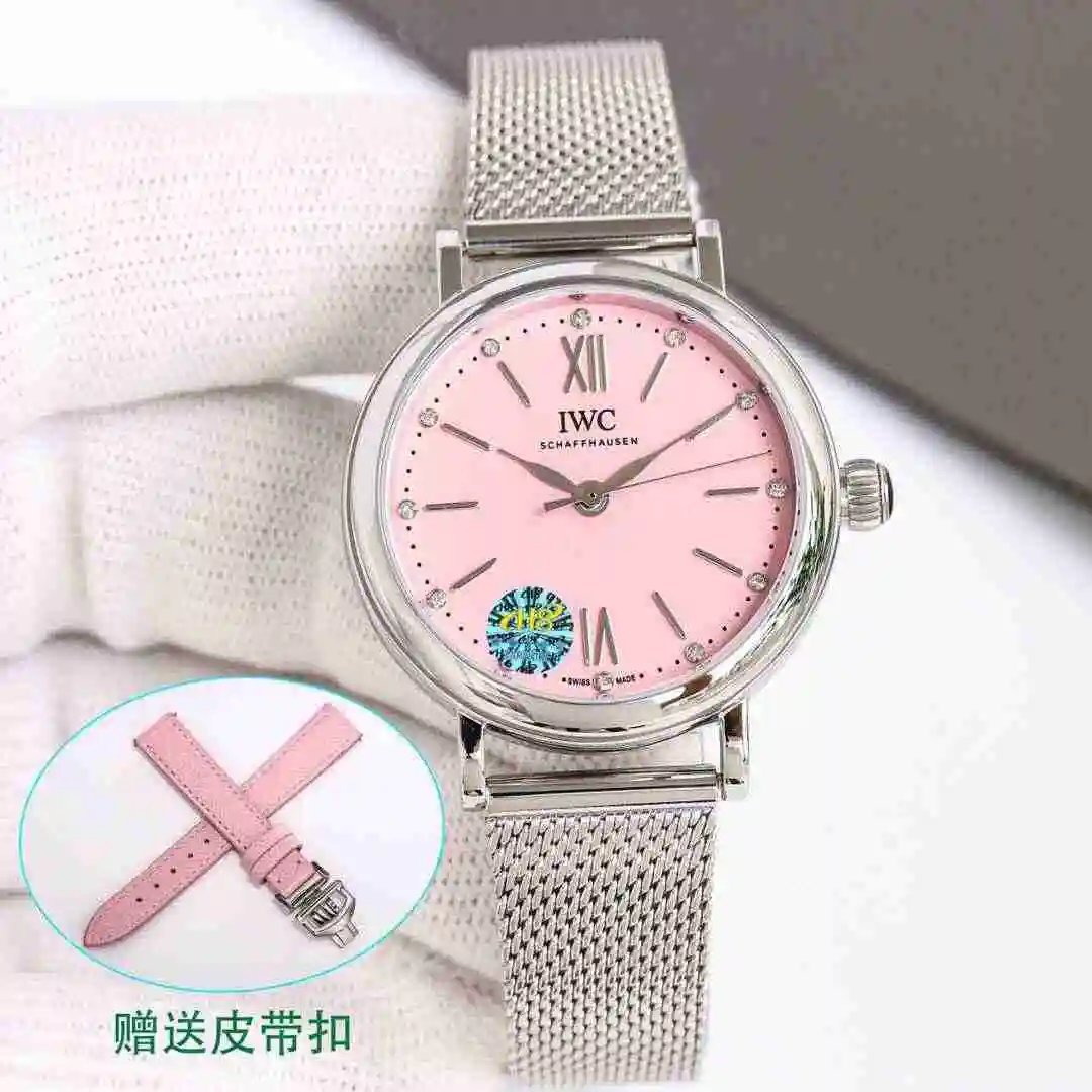 General Watches IWC Wanguo Watch Women's Watch Paired with Original Fully Automatic Mechanical Movement Top Grade 316 Precision Steel Case with Mineral Super Strong Mirror Diameter 34mm kk09800 view 5