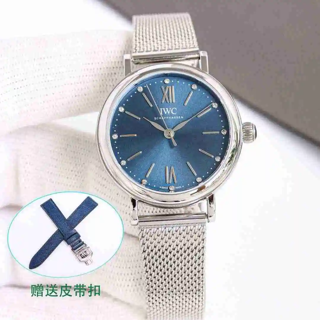 General Watches IWC Wanguo Watch Women's Watch Paired with Original Fully Automatic Mechanical Movement Top Grade 316 Precision Steel Case with Mineral Super Strong Mirror Diameter 34mm kk09800 view 7