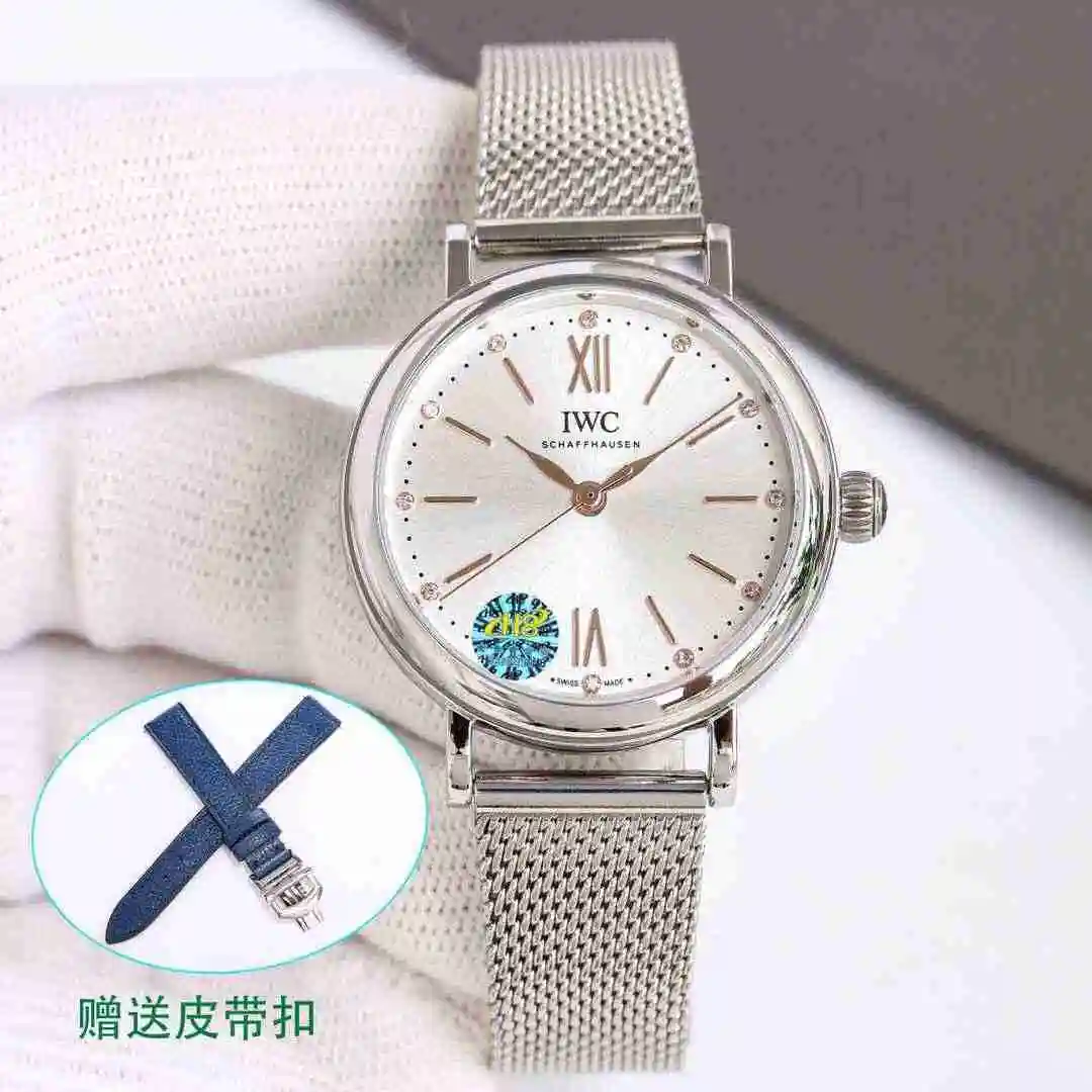General Watches IWC Wanguo Watch Women's Watch Paired with Original Fully Automatic Mechanical Movement Top Grade 316 Precision Steel Case with Mineral Super Strong Mirror Diameter 34mm kk09800 view 8