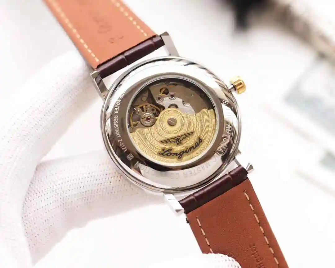 General Watches Longines Watch Men's Watch Paired with Original Fully Automatic Mechanical Movement Top Grade 316 Precision Steel Case with Mineral Super Strong Mirror Diameter 42mm KK03650 view 3
