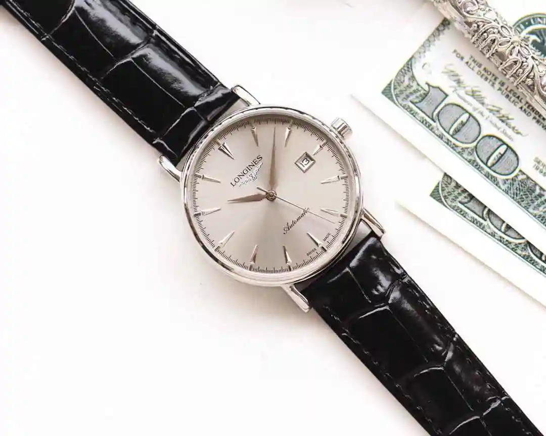 General Watches Longines Watch Men's Watch Paired with Original Fully Automatic Mechanical Movement Top Grade 316 Precision Steel Case with Mineral Super Strong Mirror Diameter 42mm KK03650 view 6