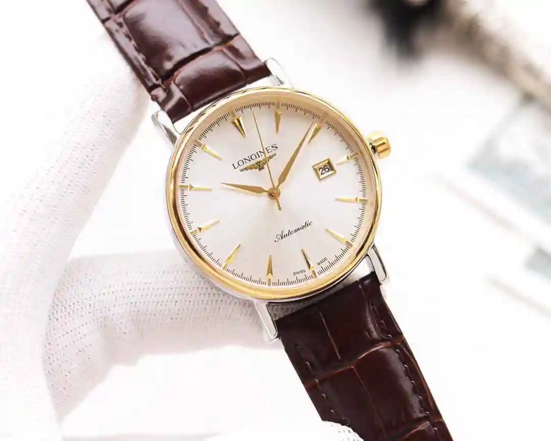 General Watches Longines Watch Men's Watch Paired with Original Fully Automatic Mechanical Movement Top Grade 316 Precision Steel Case with Mineral Super Strong Mirror Diameter 42mm KK03650 view 7