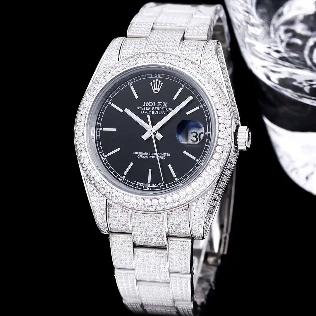 General Watches Rolex watches men's watch with original fully automatic mechanical movement top 316 stainless steel case strap mineral super mirror diameter 41mm KK09800 view 5