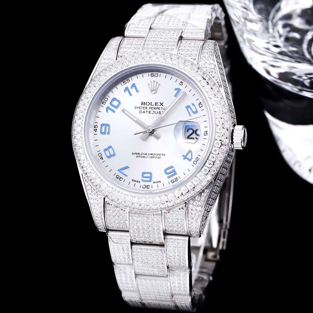 General Watches Rolex watches men's watch with original fully automatic mechanical movement top 316 stainless steel case strap mineral super mirror diameter 41mm KK09800 view 7