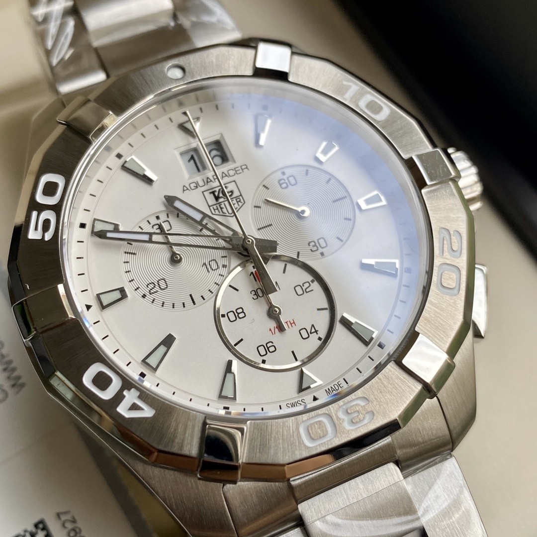 TAG Heuer Aquaracer Stainless Steel Quartz 43mm Watch view 2