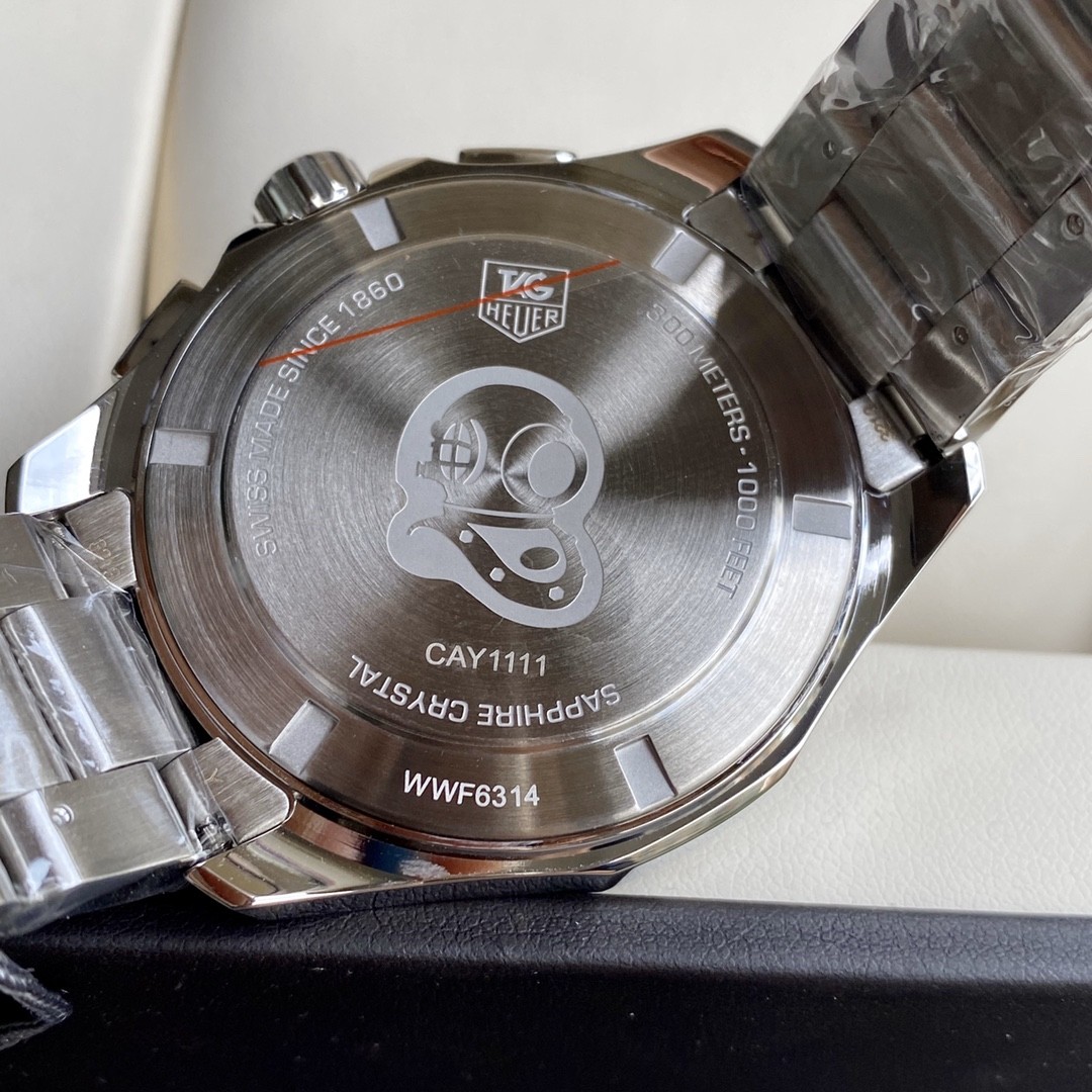 TAG Heuer Aquaracer Stainless Steel Quartz 43mm Watch view 5