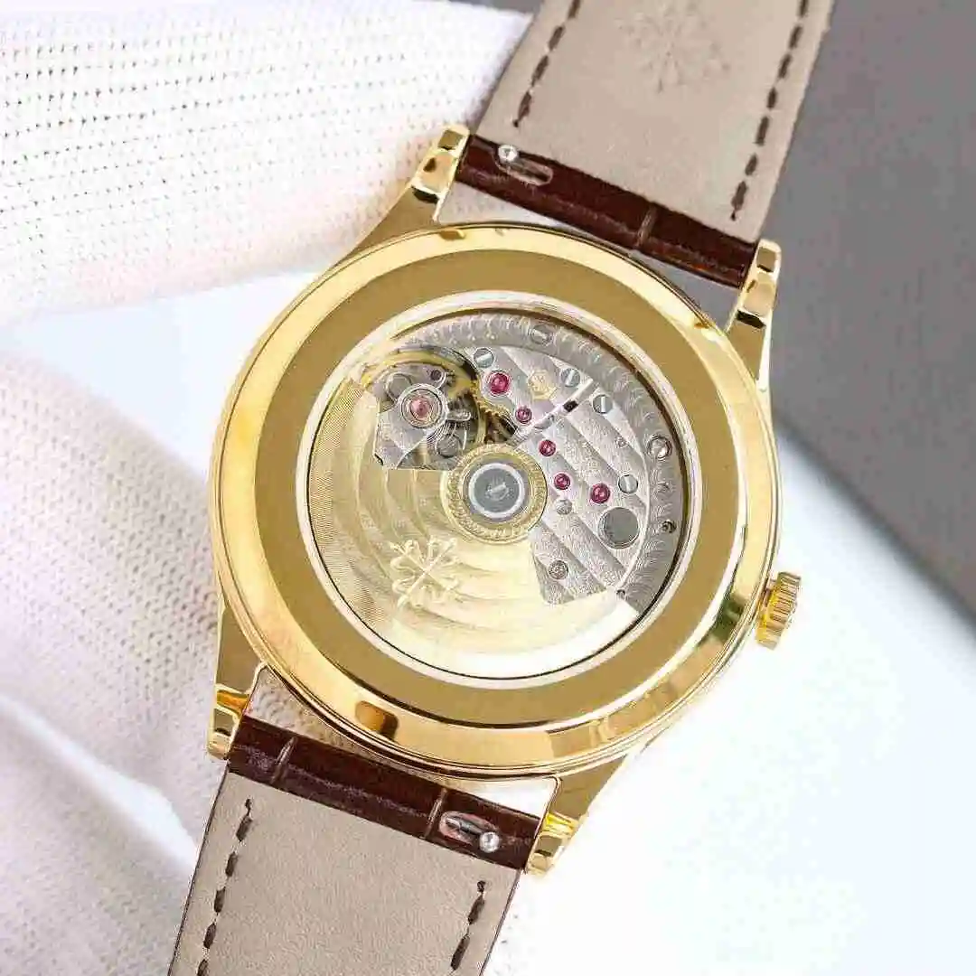 General Watches Patek Philippe Watch Men's Watch Paired with Original Fully Automatic Mechanical Movement Top Grade 316 Precision Steel Case Case with Mineral Super Strong Mirror Diameter 39mm kk view 3