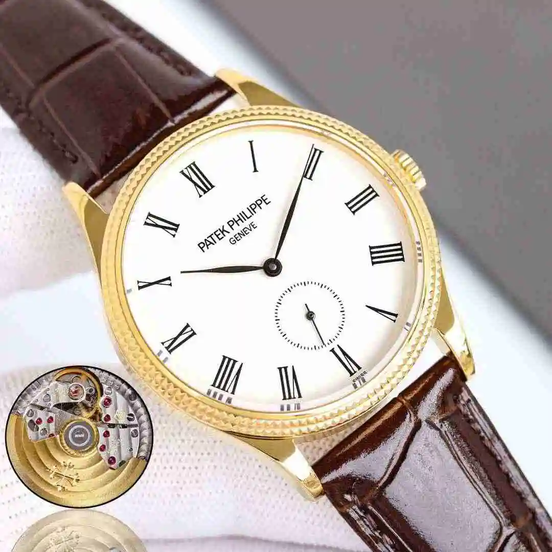 General Watches Patek Philippe Watch Men's Watch Paired with Original Fully Automatic Mechanical Movement Top Grade 316 Precision Steel Case Case with Mineral Super Strong Mirror Diameter 39mm kk view 8