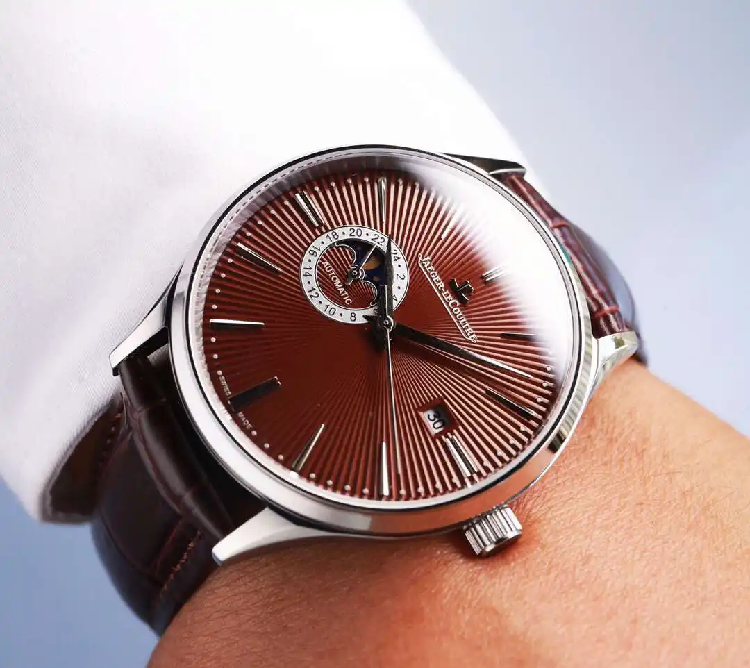 General Watches Jaeger-LeCoultre watch men's watch with original fully automatic mechanical movement top 316 stainless steel case strap mineral super mirror diameter 40mm KK06250 view 5