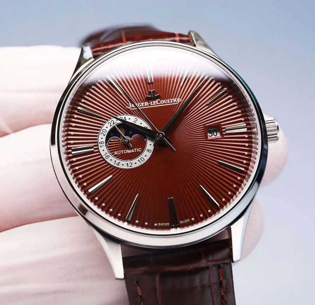 General Watches Jaeger-LeCoultre watch men's watch with original fully automatic mechanical movement top 316 stainless steel case strap mineral super mirror diameter 40mm KK06250 view 9