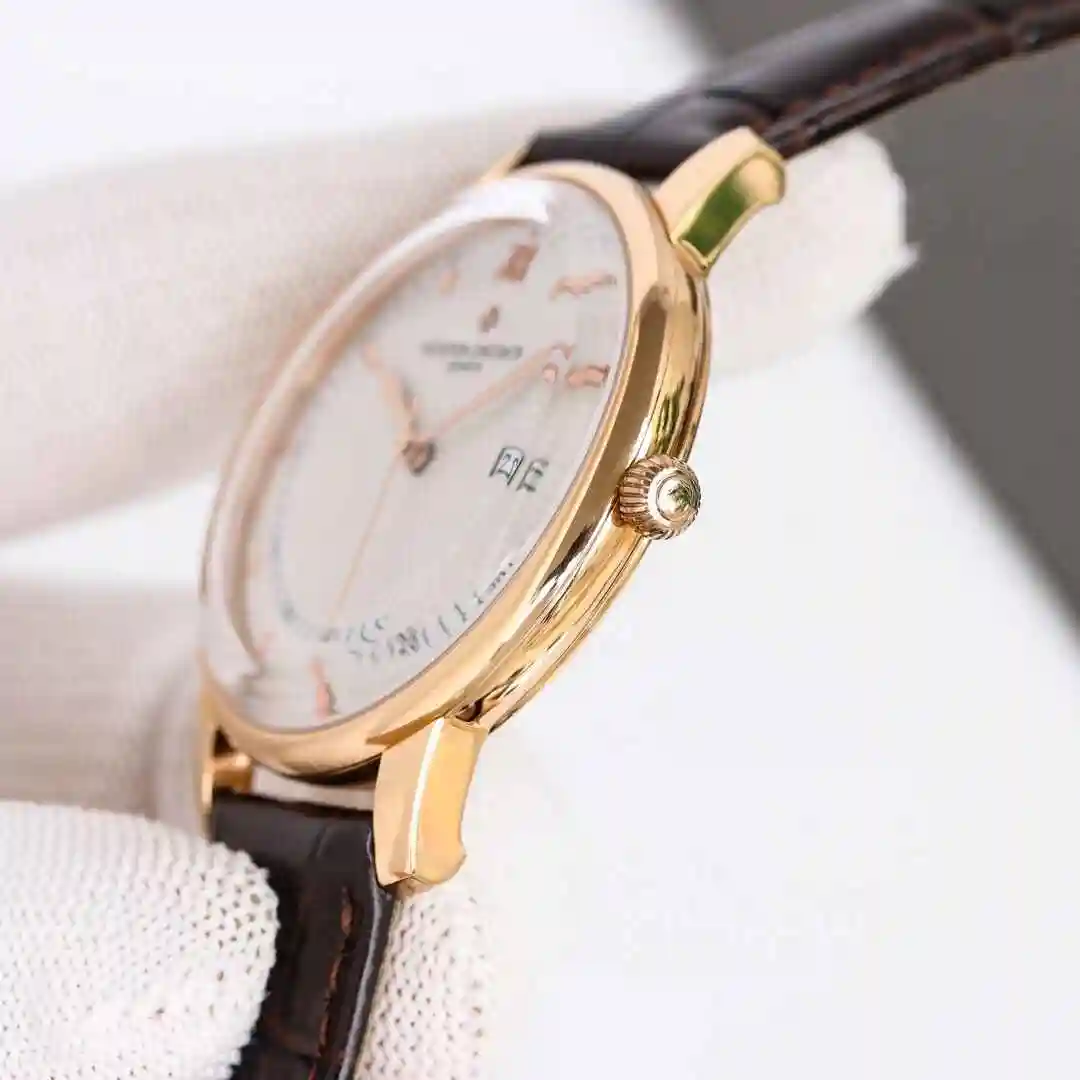 General Watches Vacheron Constantin Jiangshi Danton Watch Men's Watch Paired with Original Fully Automatic Mechanical Movement, Top Grade 316 Precision Steel Case with Mineral Super Strong Mirror Diameter 42mm kk011500 view 4