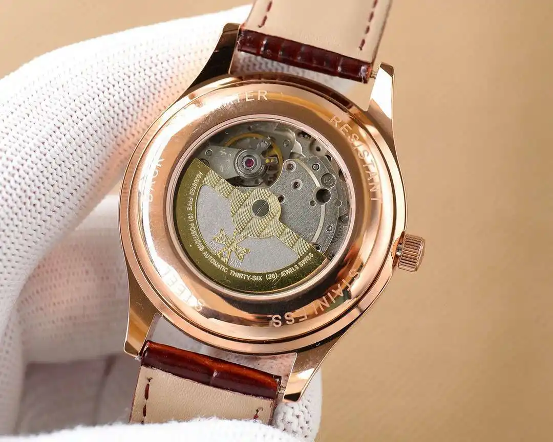 General Watches Watch, men's watch with original fully automatic mechanical movement, top-grade 316 stainless steel case and strap, mineral super mirror, diameter 40cm KK06850 1 view 2