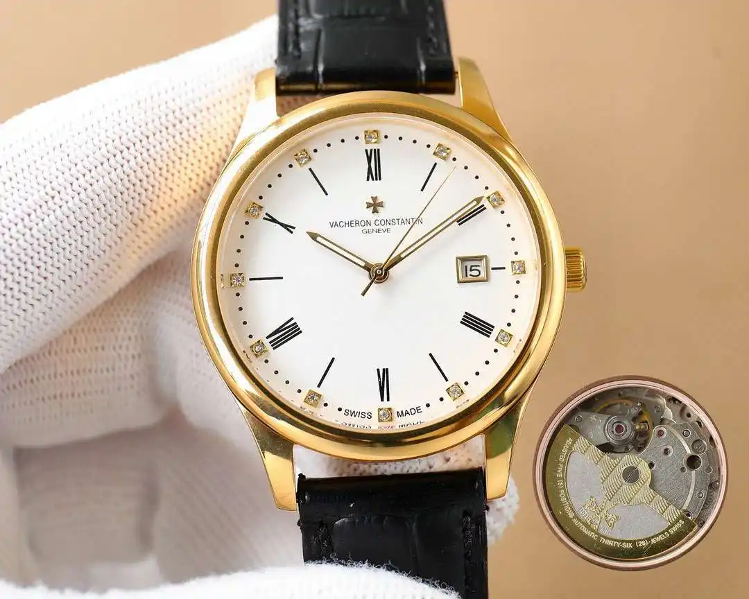 General Watches Watch, men's watch with original fully automatic mechanical movement, top-grade 316 stainless steel case and strap, mineral super mirror, diameter 40cm KK06850 1 view 6