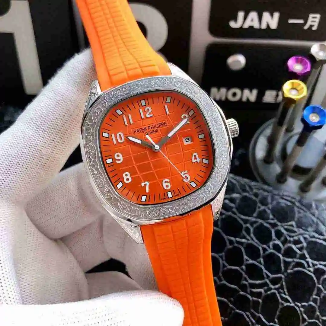 General Watches Omega Watch Men's Watch Paired with Original Fully Automatic Mechanical Movement, Top Grade 316 Precision Steel Case with Mineral Super Strong Mirror Diameter 42mm KK ) view 4