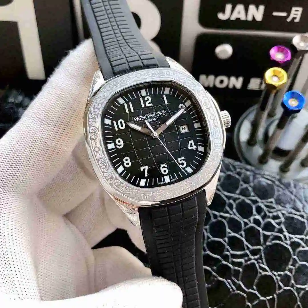 General Watches Omega Watch Men's Watch Paired with Original Fully Automatic Mechanical Movement, Top Grade 316 Precision Steel Case with Mineral Super Strong Mirror Diameter 42mm KK ) view 5