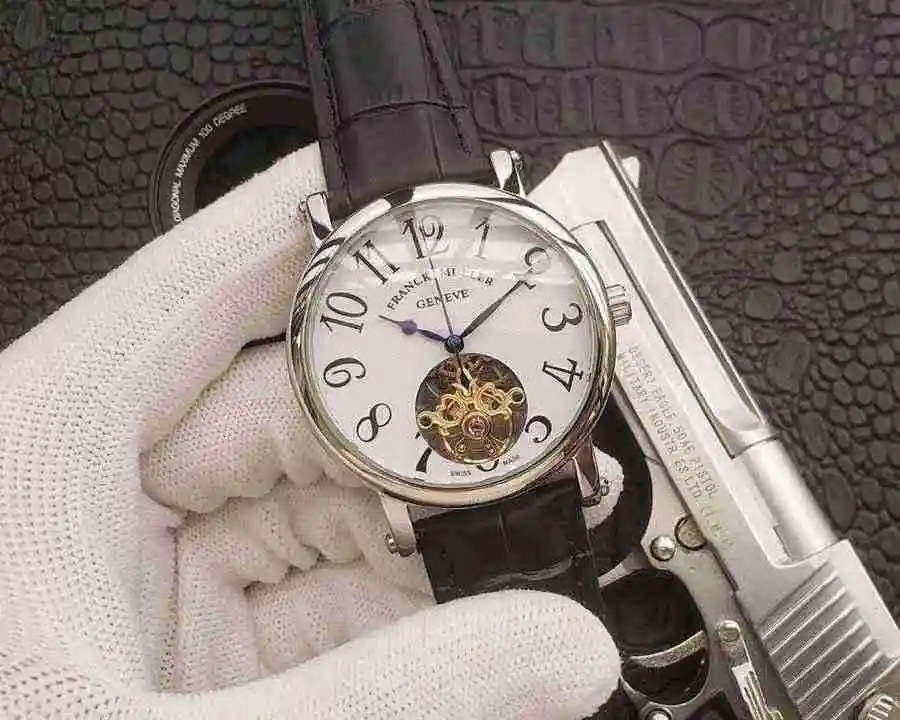 General Watches Franck Muller Frank Muller White 400 Gold 420 Steel+20 Watch view 9