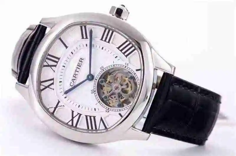 General Watches Cartier Drive De Cartier Genuine Tourbillon Wristwatch Watch view 4